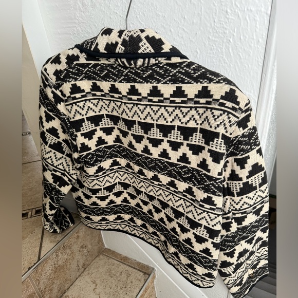 Jacket - black and off white - dry clean only - Picture 2 of 2